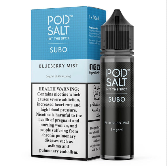 Blueberry Mist Eliquid - Pod Salt Subo | Premium Vapes shop UAE