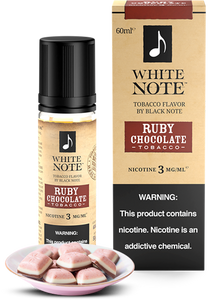 RUBY CHOCOLATE TOBACCO - WHITE NOTE | 60 ML E-LIQUID premium vapes shop uae
