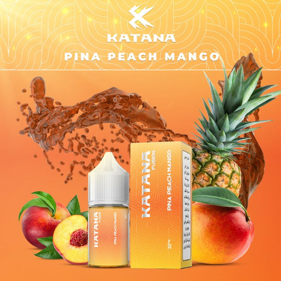 Katana Fusion - Pina Peach Mango Saltnic | Premium Vapes shop UAE