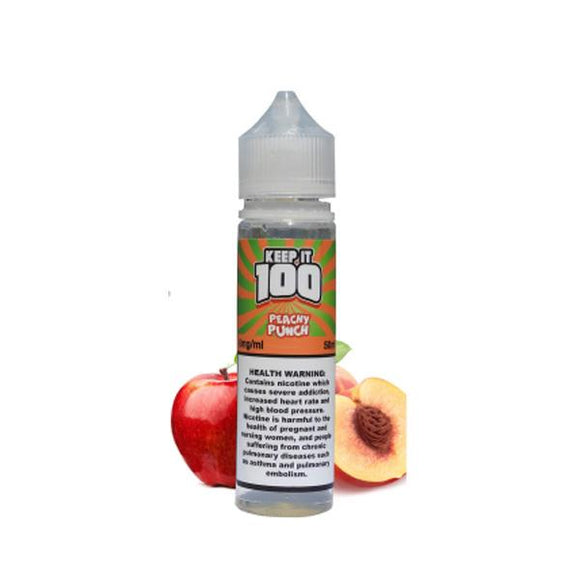 Keep It 100 - Peachy Punch Eliquid | Premium Vapes shop UAE