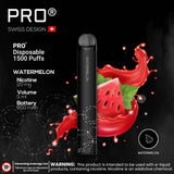 Pro Swiss Disposable Pod 1500 Puffs 2% Nicotine | Premium Vapes shop UAE