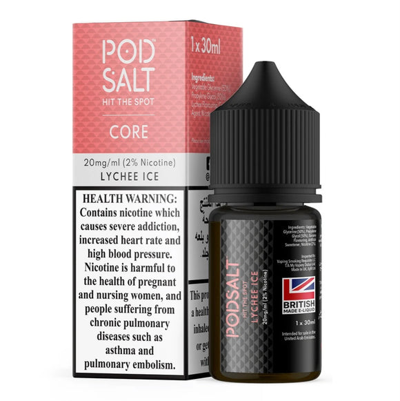Pod Salt Core - Lyche Ice 30ml | Premium Vapes shop UAE