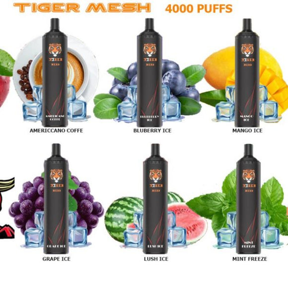 Tiger Mesh Disposable 4000 Puffs (5%) | Premium Vapes shop UAE