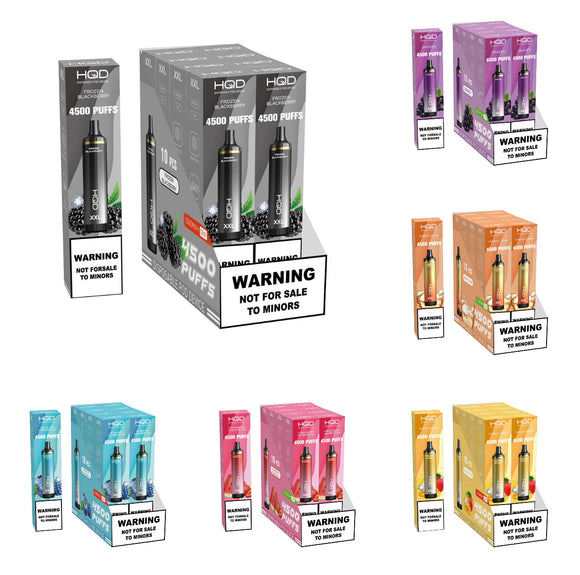 HQD XXL Disposable Vape 4500 Puffs (5%) Nicotine | Premium Vapes shop UAE