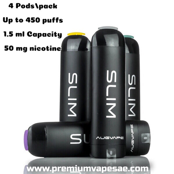 4 SLIM Disposable Pods -Augvape | Premium Vapes UAE